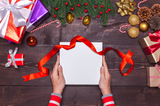 istock Christmas presents and wrapping papers 1054769720