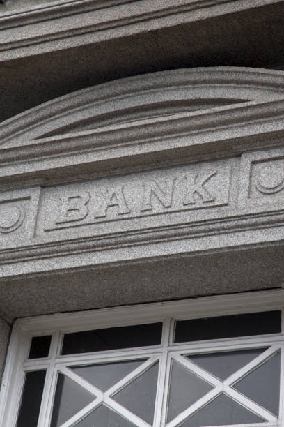 istock Bank Sign on Building 1054770334