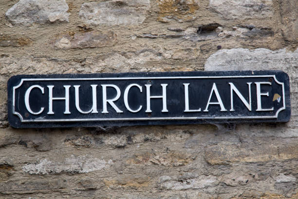 istock Church Lane Street Sign 1054770410
