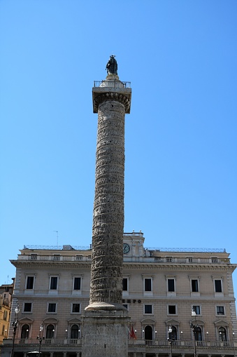 Trajan's Column in Rome, Italy