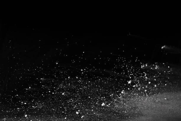 istock White powder explosion on white background. Colored cloud. Colorful dust explode. Paint Holi. 1054778250