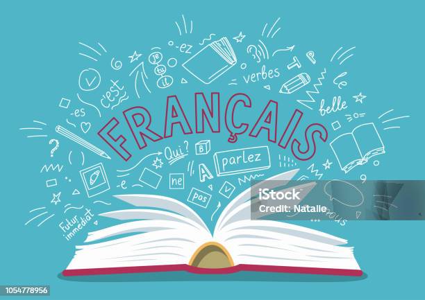 French Stock Illustration - Download Image Now - French Language, Learning, Language