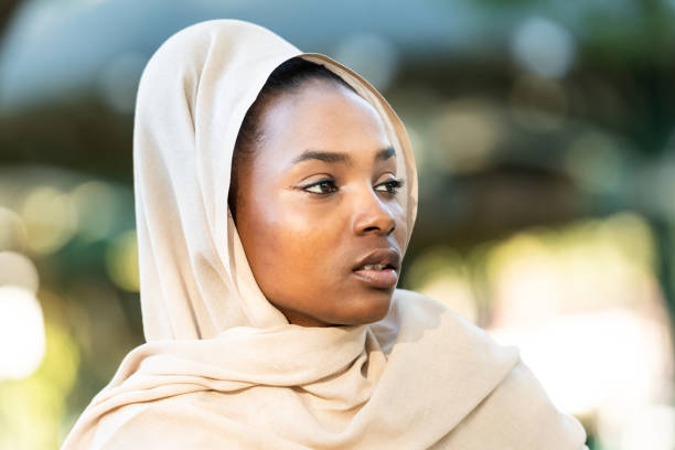 istock Muslim black young woman 1054787478