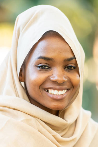 istock Muslim black young woman 1054787494