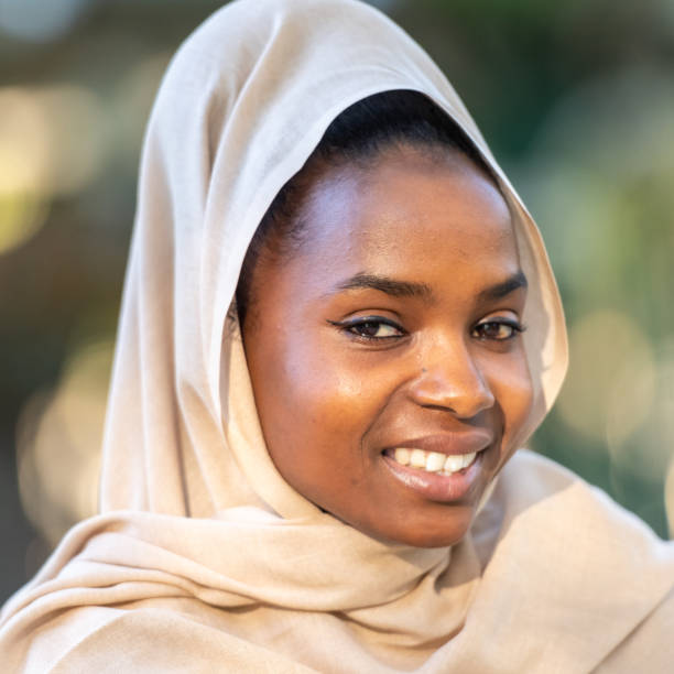 istock Muslim black young woman 1054787596