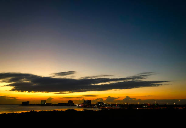 Cartagena de Indias skyline at sunset