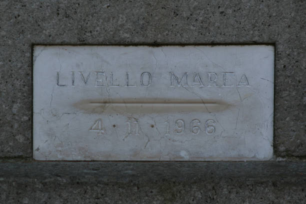 istock Venice, Piazza San Marco, high water indicator 1966 1054794164