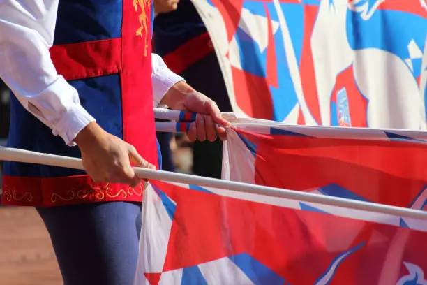 Photo of Italian championships of flag bearers