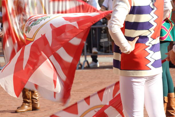 istock Italian championships of flag bearers 1054795936