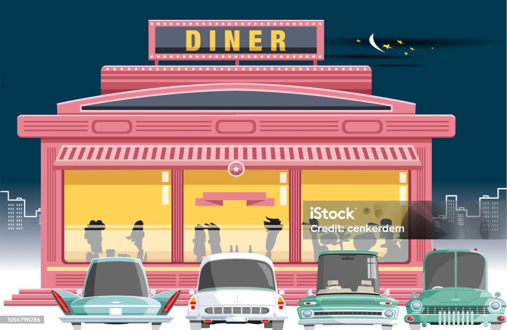 Diner and passengers Worked by adobe illustrator...
included illustrator 10.eps and
300 dpi jpeg files...
easy editable vector... Diner stock vector