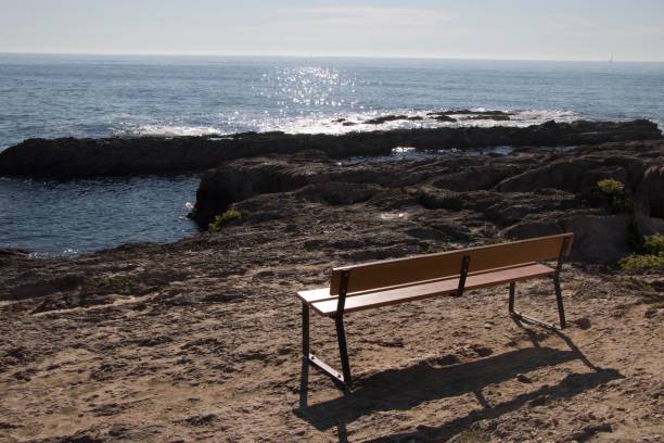istock Bank in front of the sea 1054800788