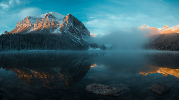 istock Lake Louise,winter view 1054802602