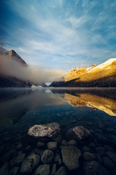 istock Lake Louise,winter view 1054802708