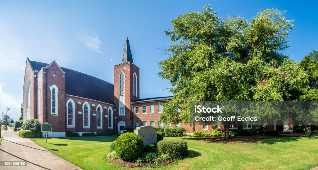 First Baptist Church, Greenville, Mississippi Mississippi Stock Photo