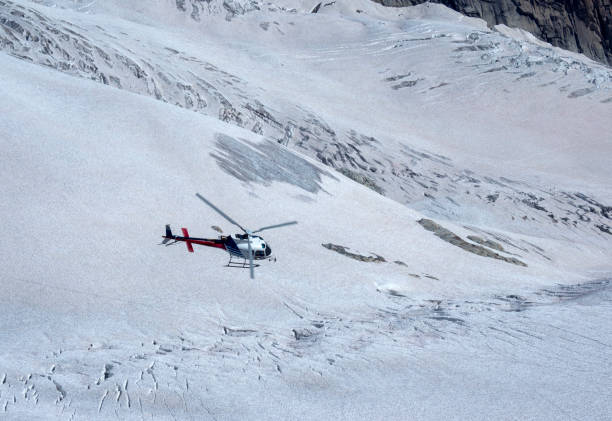 istock Helicopter on a mountain rescue 1054812386