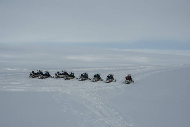 istock Snowmobiles on Vatnajokull Glacier in Iceland 1054813990