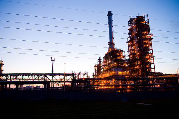 istock Industrial oil works 105481687