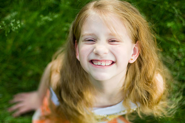 istock Funny little girl 105481779