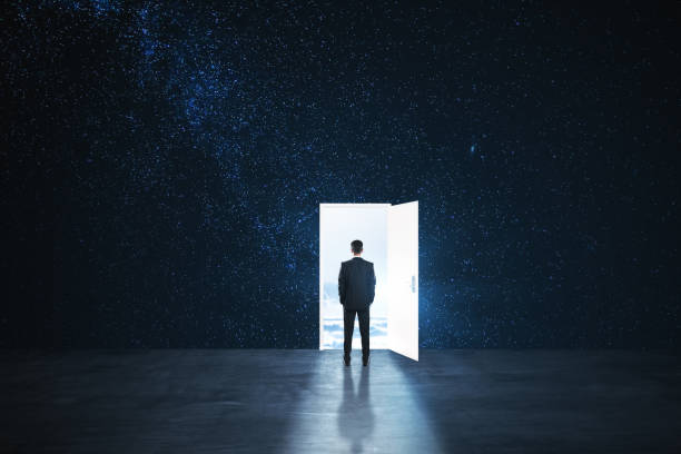 istock Dream, success, opportunity and occupation concept 1054821680