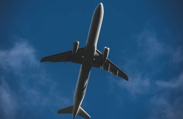 istock Modern passenger aircraft in the sky 1054838560