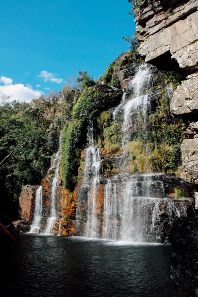 istock waterfall in the chapada dos veadeiros 1054862596