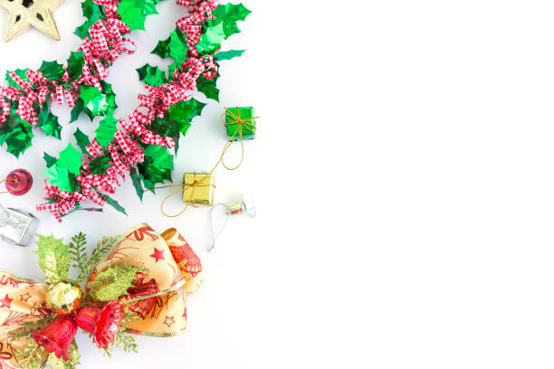 istock christmas background in top view with copy space 1054862634