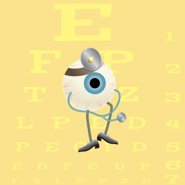 Médecin des yeux - Illustration vectorielle