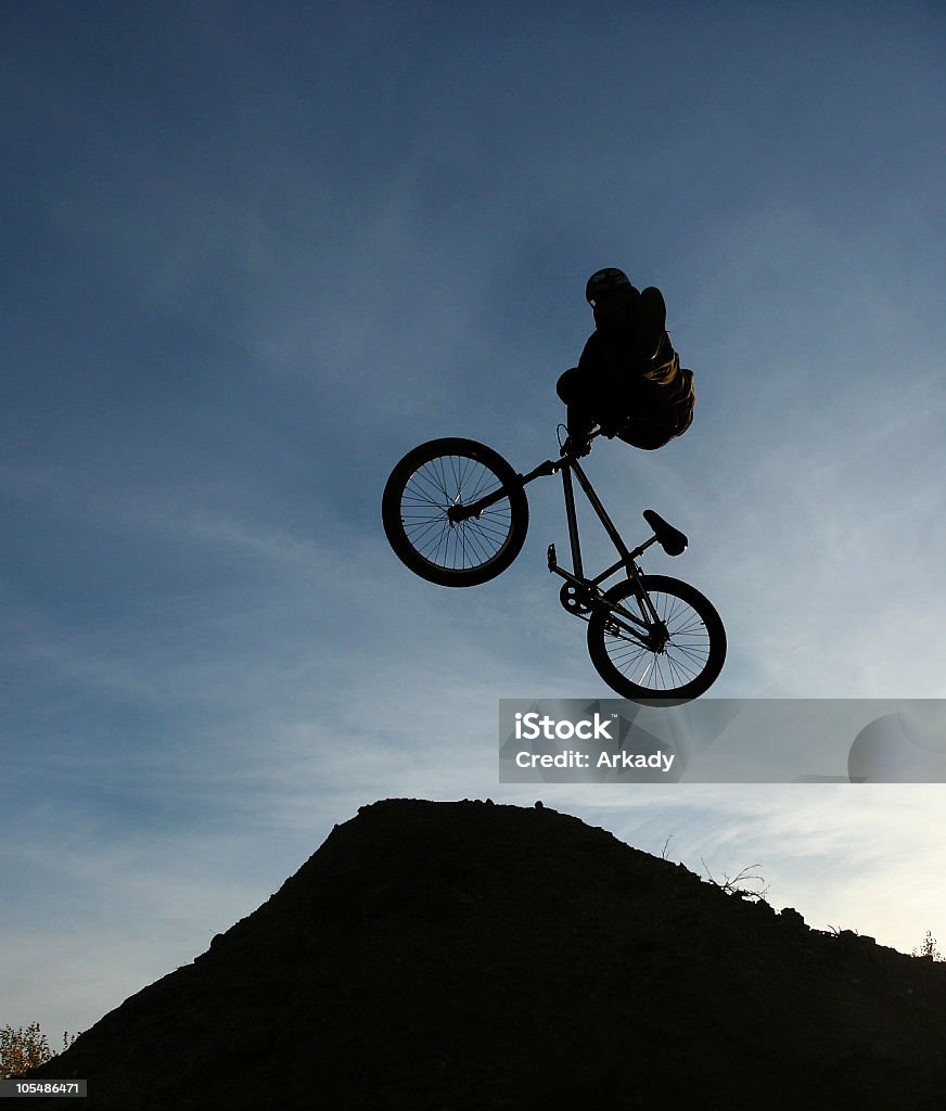 점프 - 로열티 프리 BMX 자전거타기 스톡 사진