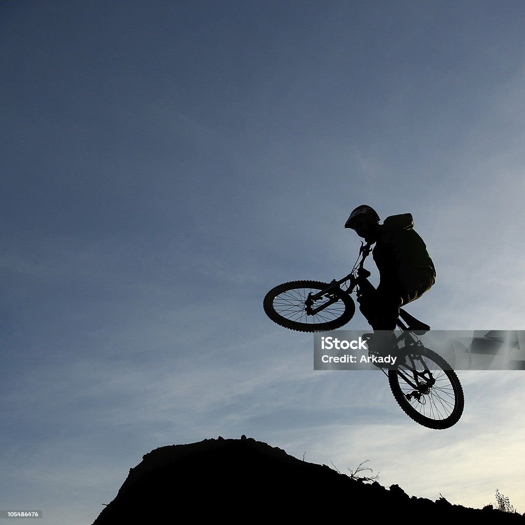 Salto - Foto de stock de Mountain Bike - Bicicleta royalty-free