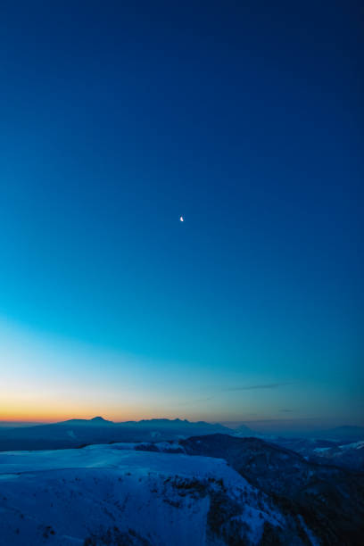 The beutiful gorining glow of winter in Japan.