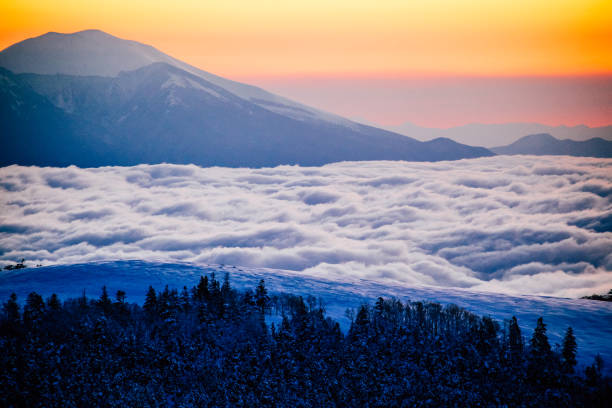 istock Morning glow in Japan 1054869782