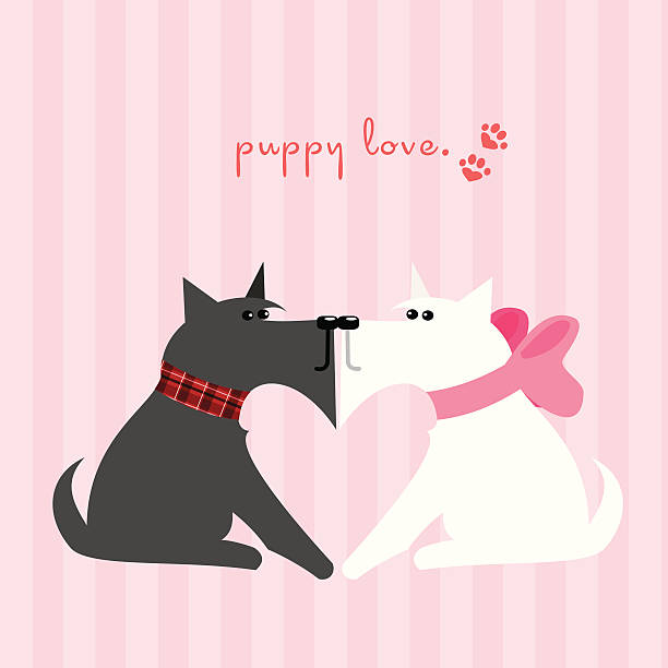 Puppy Love - Illustration vectorielle
