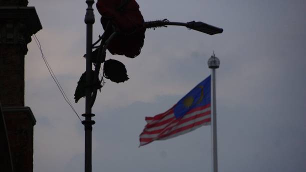 istock Malaysian National Flag Pole 1054871388