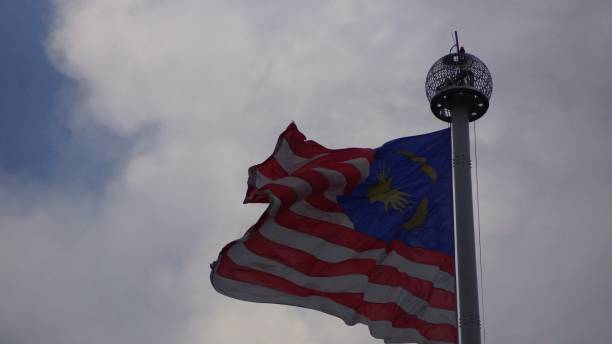 istock Malaysian National Flag Pole 1054871482