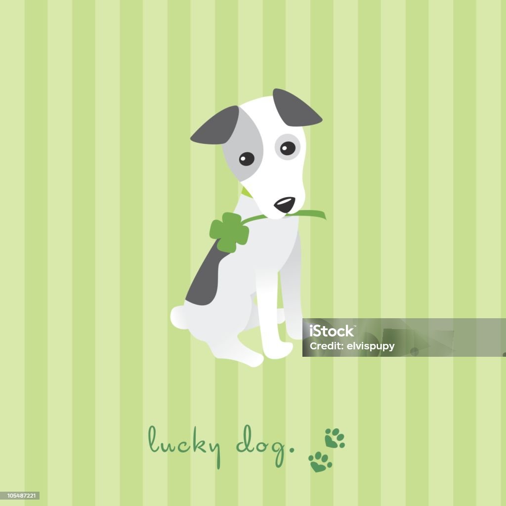 Lucky Dog Stock Illustration - Download Image Now - Dog, Luck, Backgrounds  - iStock
