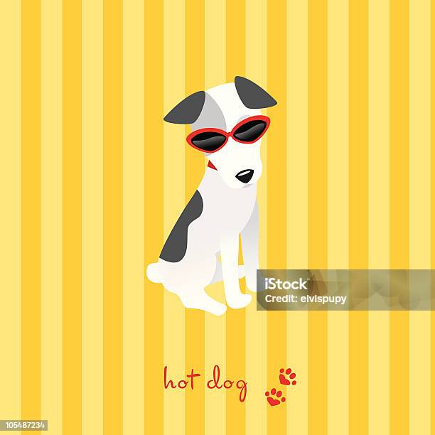 Hot Dog Vecteurs libres de droits et plus d'images vectorielles de Chien - Chien, Lunettes de soleil, Empreinte de pattes animales