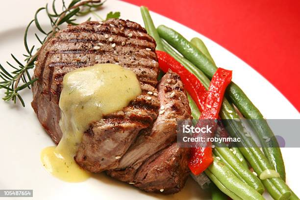 Filet Mignon Stock Photo - Download Image Now - Fillet Steak, Green Bean, Pepper - Vegetable