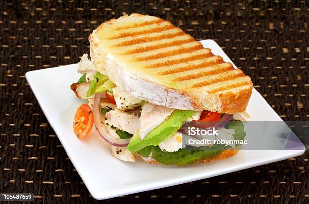 Panino Di Pollo - Fotografie stock e altre immagini di Avocado - Avocado, Panini, Alimentazione sana