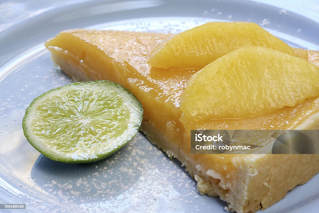 Lemon Tart  Baked Stock Photo