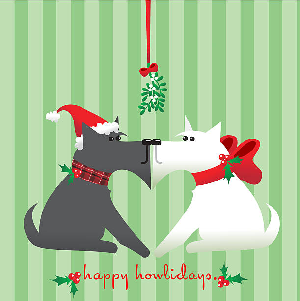 Heureux Howlidays - Illustration vectorielle