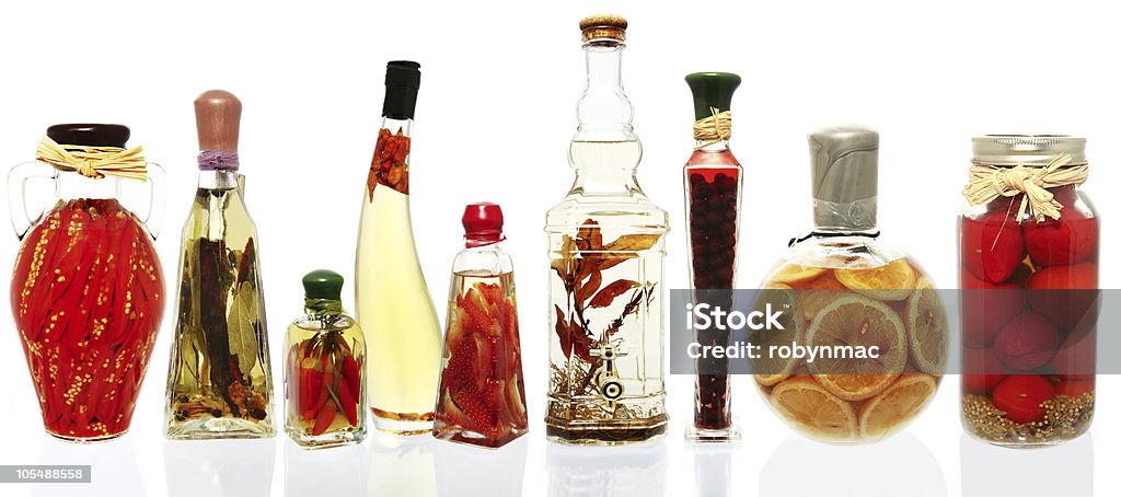 Aceite de infusiones y mermelada - Foto de stock de Aceite de infusión libre de derechos