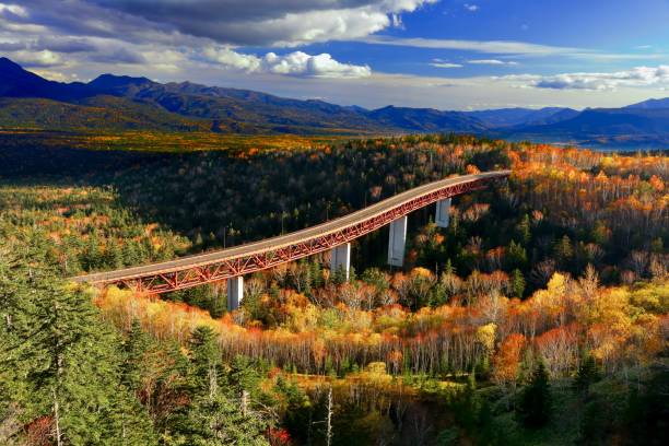 Fall of Mikuni Pass Fall of Mikuni Pass.
Mikunitoge the tourist destination. mikuni pass stock pictures, royalty-free photos & images