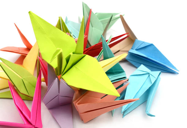 istock Origami crane birds 1054886598