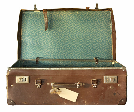 Vintage brown leather suitcase, open.  With clipping path.\nPlease see:\n[url=http://www.istockphoto.com/my_lightbox_contents.php?lightboxID=3275763] [img]http://robynm.smugmug.com/photos/263160845_LtHHv-L.jpg [/img][/url] [url=file_closeup.php?id=4944786][img]file_thumbview_approve.php?size=1&id=4944786[/img][/url] [url=file_closeup.php?id=4859346][img]file_thumbview_approve.php?size=1&id=4859346[/img][/url] [url=file_closeup.php?id=4816422][img]file_thumbview_approve.php?size=1&id=4816422[/img][/url] [url=file_closeup.php?id=6763972][img]file_thumbview_approve.php?size=1&id=6763972[/img][/url] [url=file_closeup.php?id=6763835][img]file_thumbview_approve.php?size=1&id=6763835[/img][/url] [url=file_closeup.php?id=8044379][img]file_thumbview_approve.php?size=1&id=8044379[/img][/url] [url=file_closeup.php?id=7999380][img]file_thumbview_approve.php?size=1&id=7999380[/img][/url] [url=file_closeup.php?id=9008844][img]file_thumbview_approve.php?size=1&id=9008844[/img][/url]
