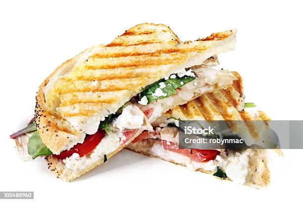 Grilled Panini Stock Photo - Download Image Now - Panini, Sandwich, Ricotta