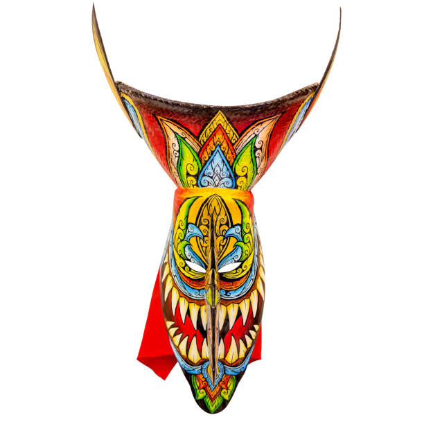 その他 Phi Ta Khon: Ghosts of Isan [DVD] Vintage Phi Ta Khon Mask From Ghost Festival Thailand Isolated On