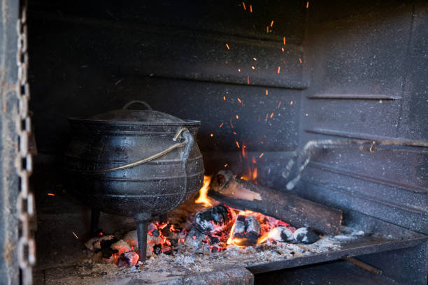 istock Potjie pot on the fire 1054892682