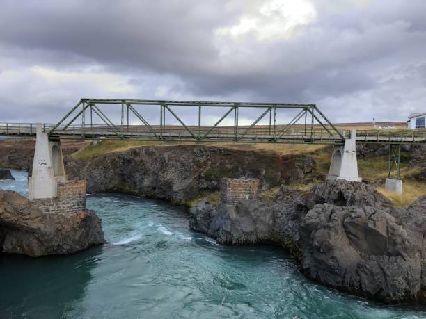 istock Godafoss waterfall in Iceland during the autumn 1054892872