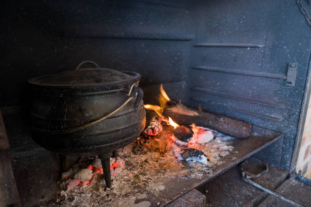 istock Potjie pot on the fire 1054893056