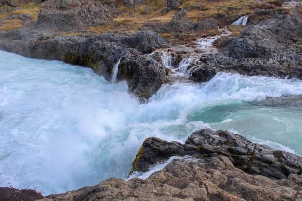 istock Godafoss waterfall in Iceland during the autumn 1054894408